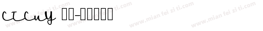 CTCuY 字体字体转换
